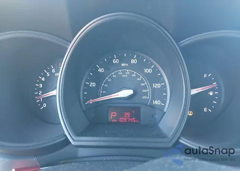 2012 Kia Rio Ex z USA, uszkodzony, nr VIN KNADN4A34C6051261